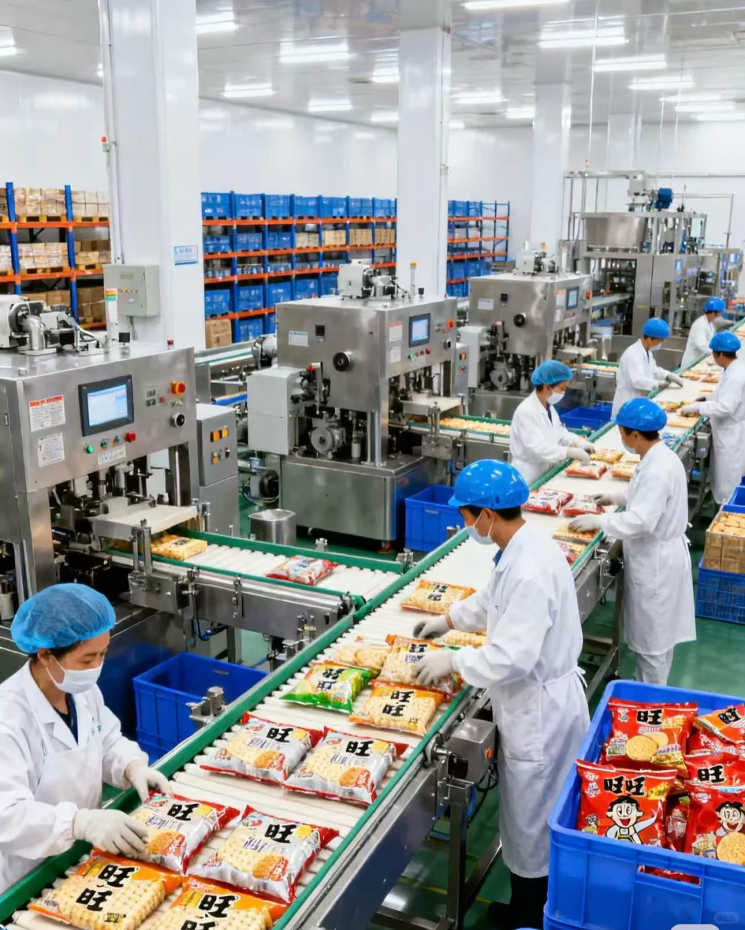 旺旺食品厂大量招聘