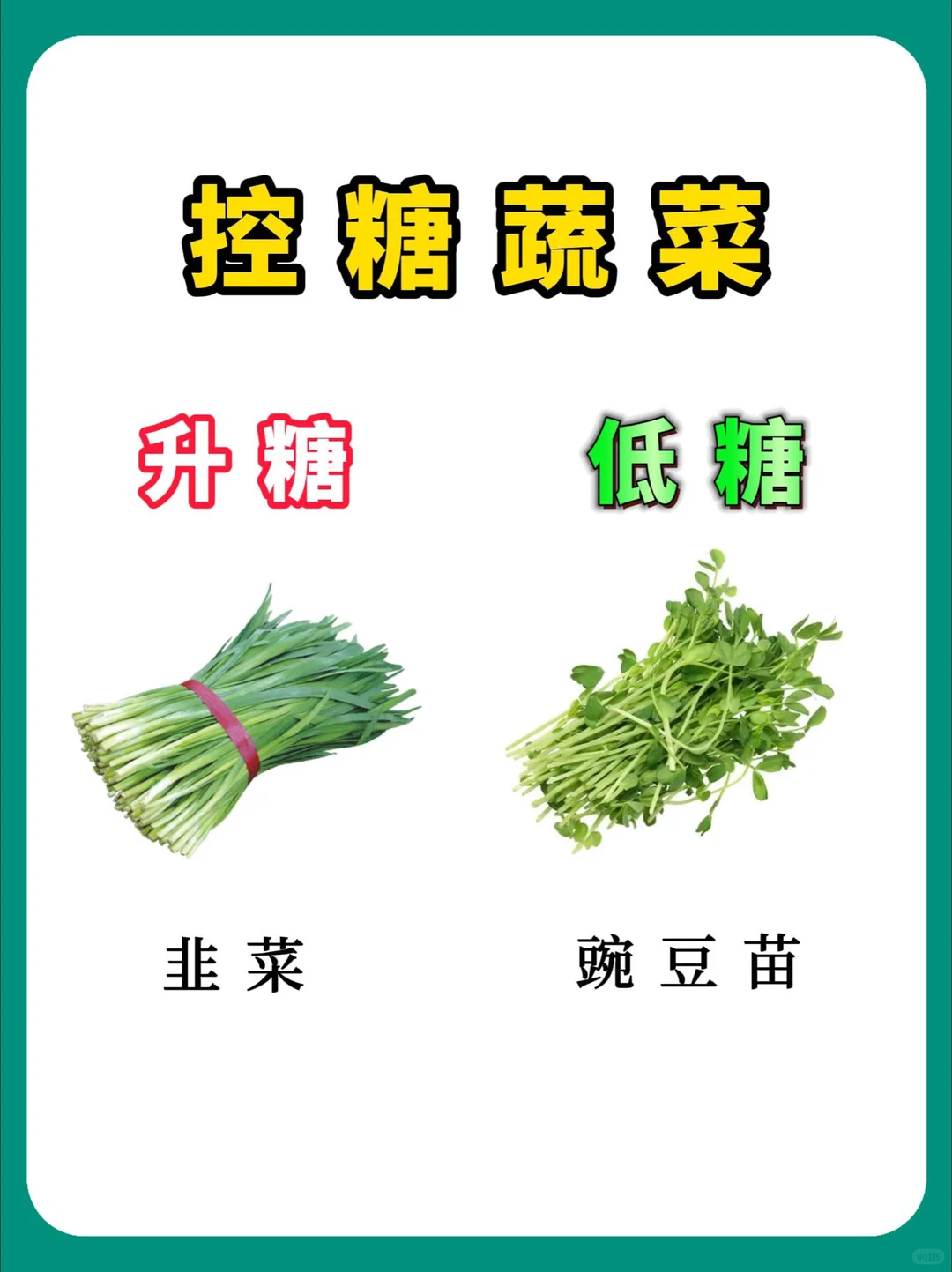 控糖蔬菜！看看你知道几个！