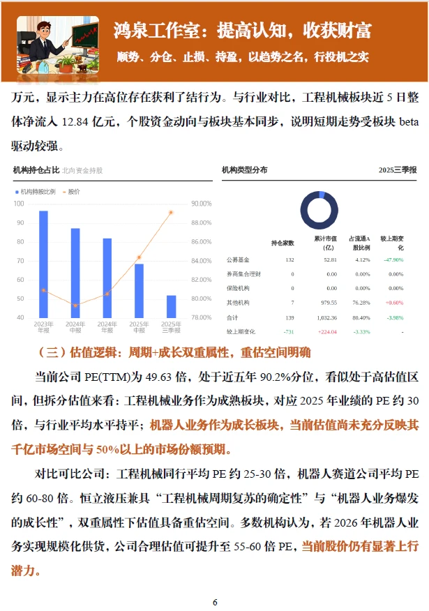 恒立液压：三重共振+稀缺壁垒下的价值重估
