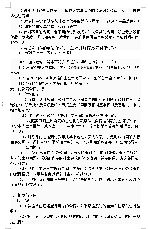 公司采购管理程序