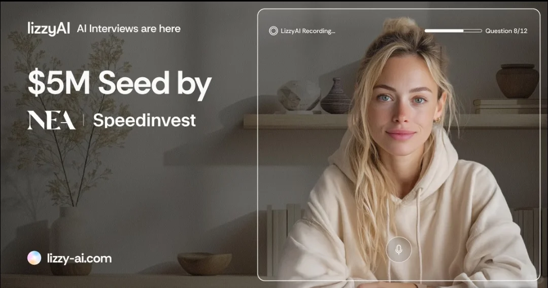 纽约的 lizzyAI 获 500万美元种子轮融资