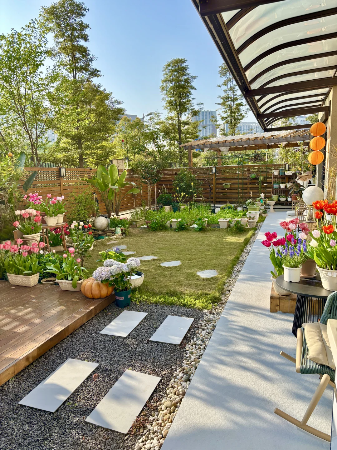 讲真，有这样的院子我能呆1年不出门！?