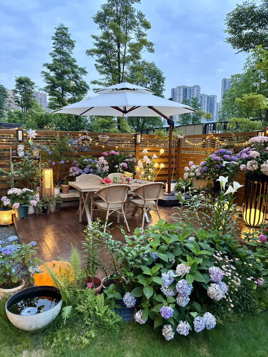 讲真，有这样的院子我能呆1年不出门！?