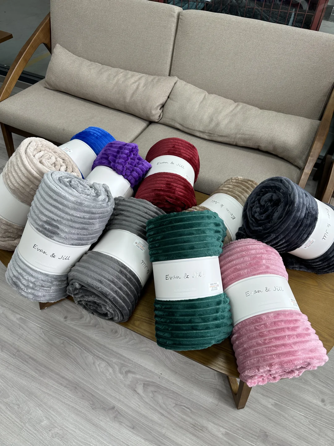 外贸源头毛毯工厂 各种尾单处理