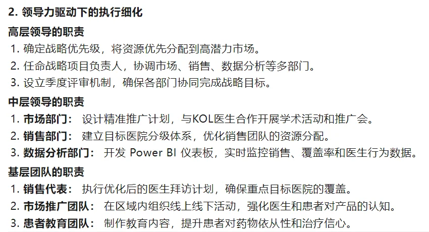 提升销售市场占有率与执行动作路线图