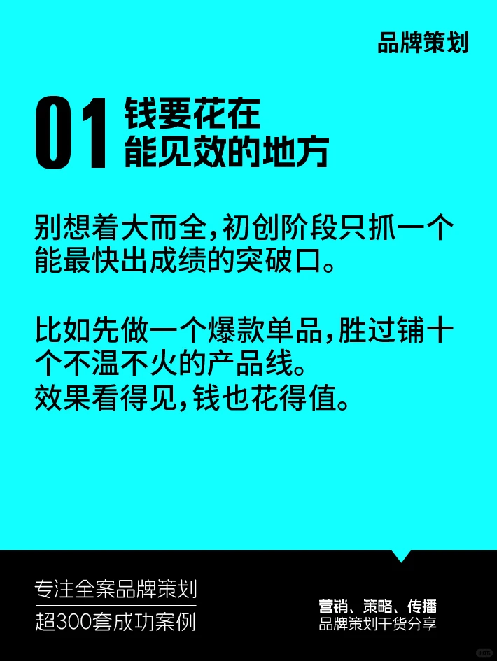 就想少花钱快出效果，别搞那些虚头巴脑的？