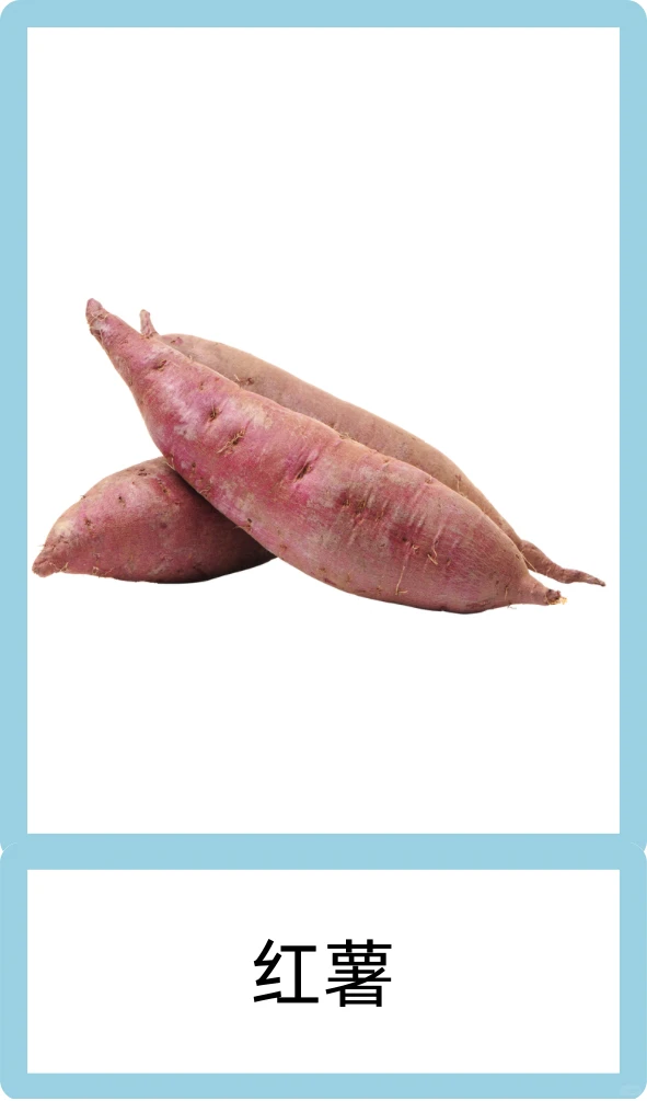 ?为特教宝贝设计的高清蔬菜认知卡来啦~?