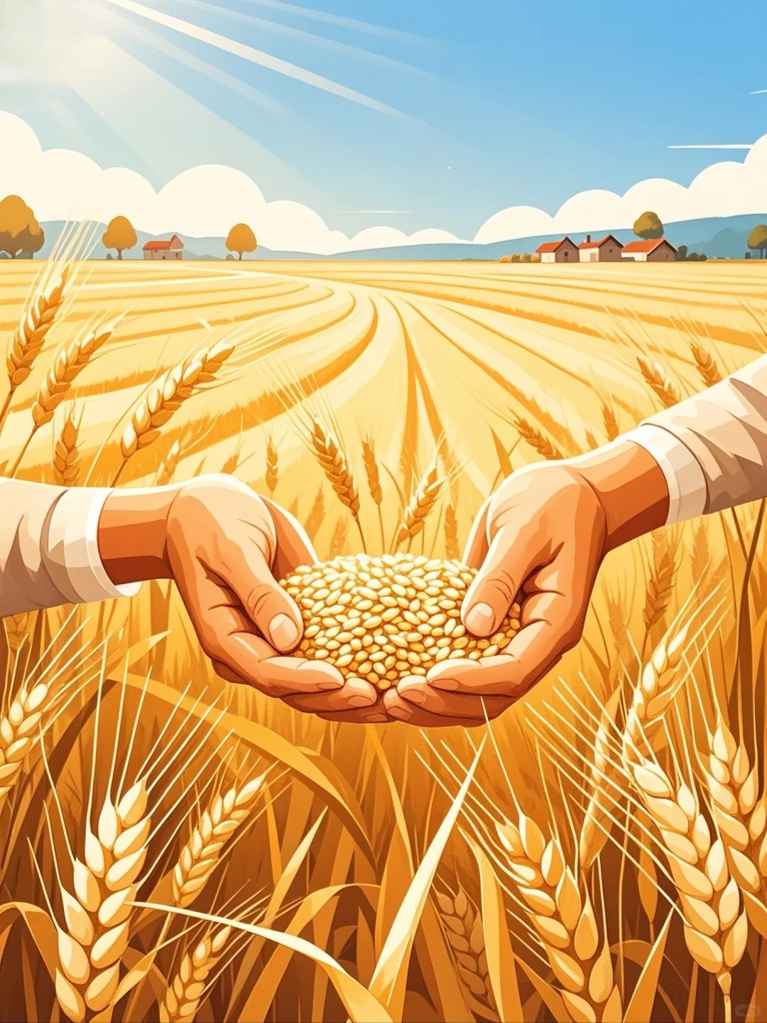 二十四节气原创海报忙种