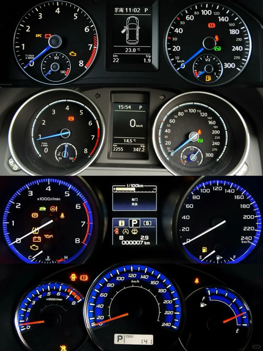 周末了，看看机械仪表洗洗眼睛吧?蓝色专辑