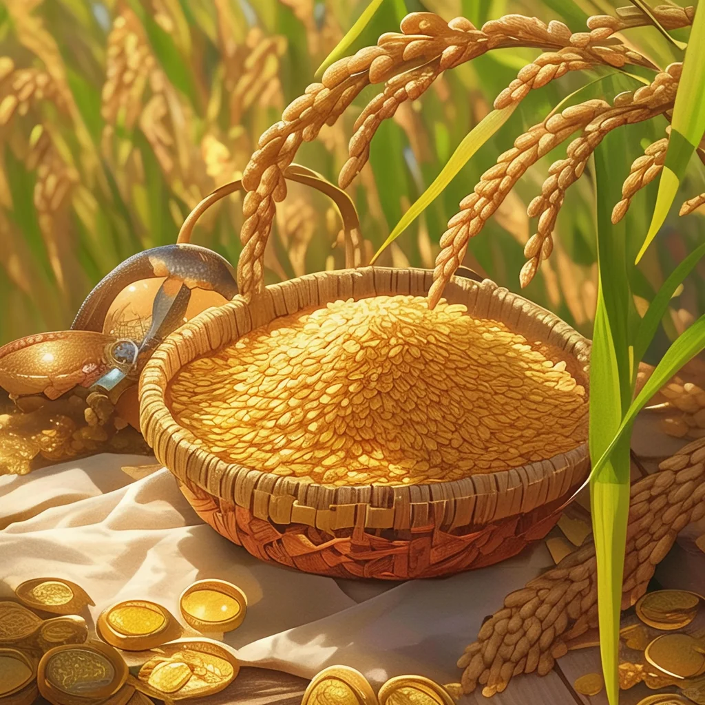 五行能量头像｜稻谷飘香?、丰收在望