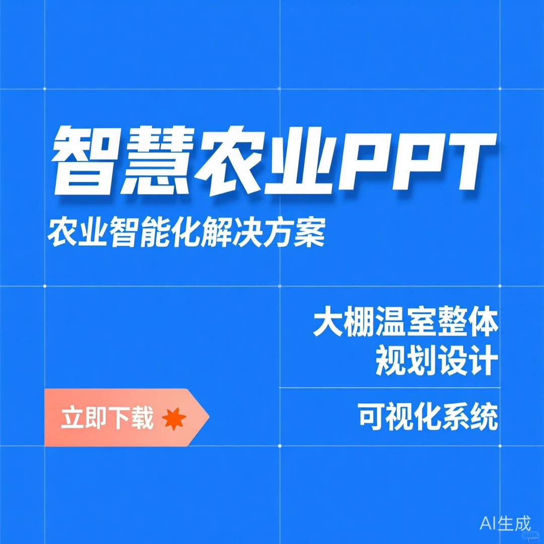 智慧农业·大棚温室规划可视化系统
