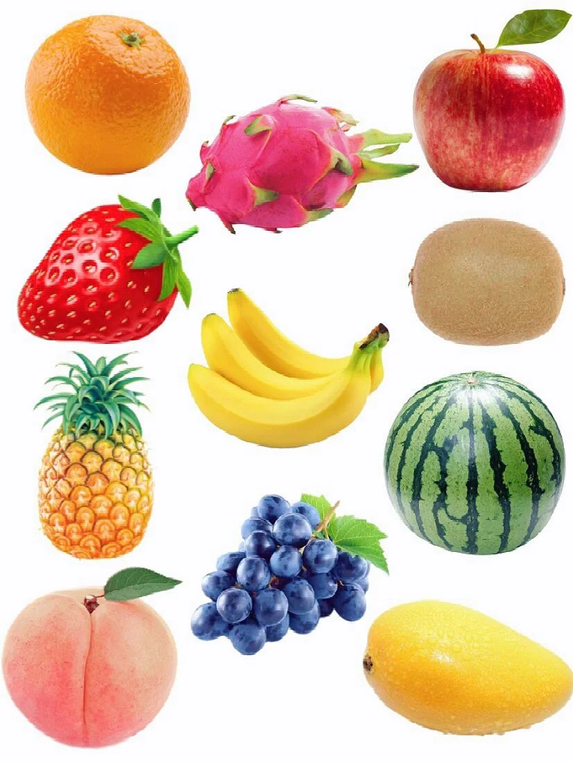 蒙氏艺术区—蔬菜水果高清图