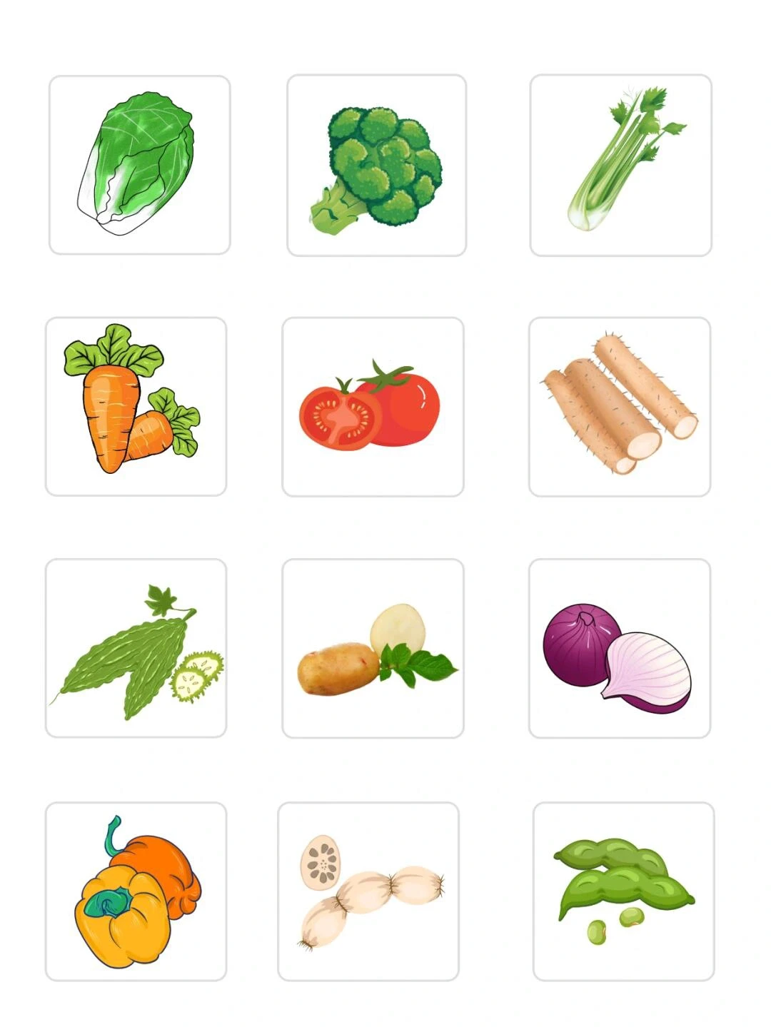 认识蔬菜?水果?