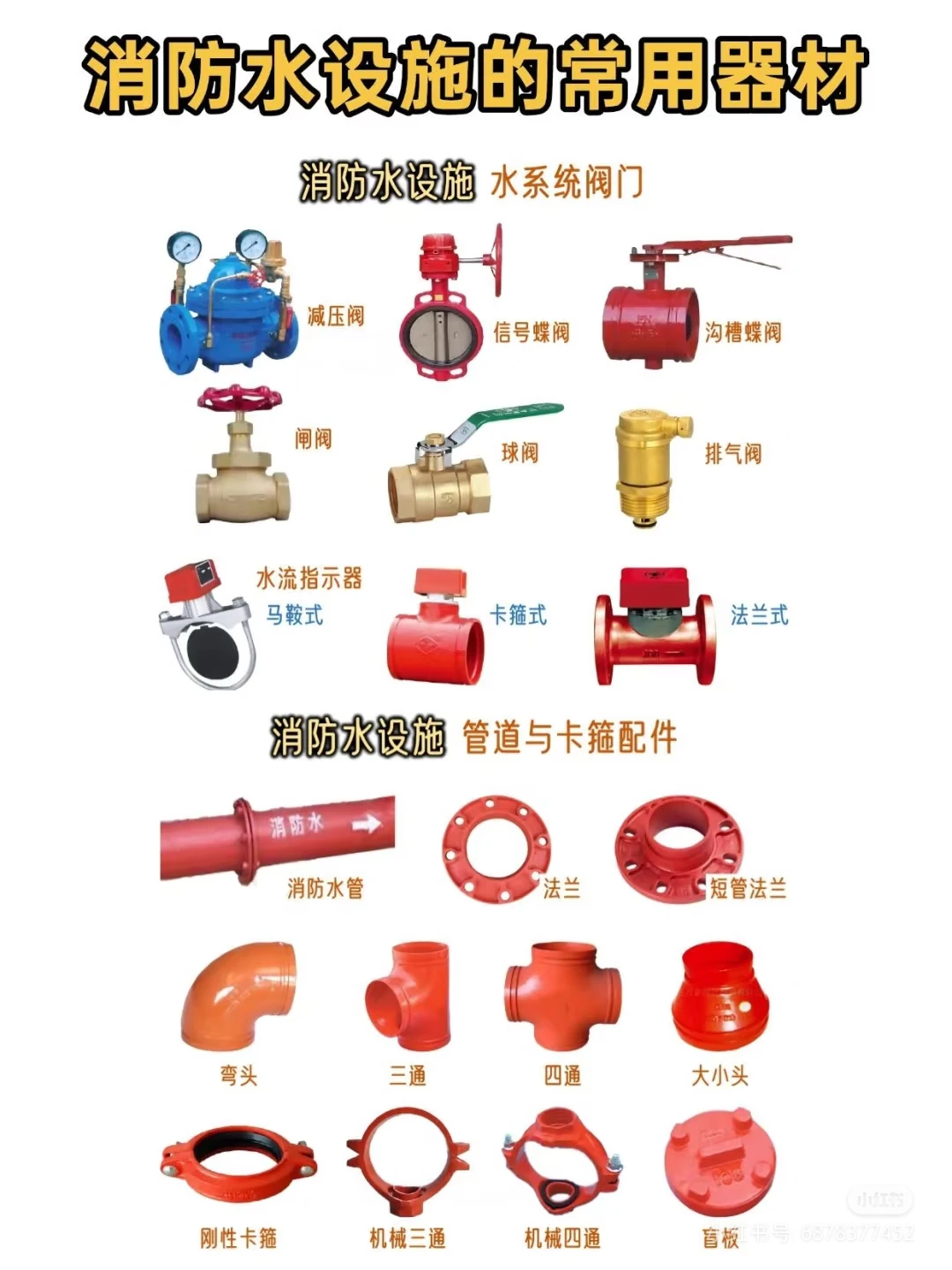 消防水设施的常用器材