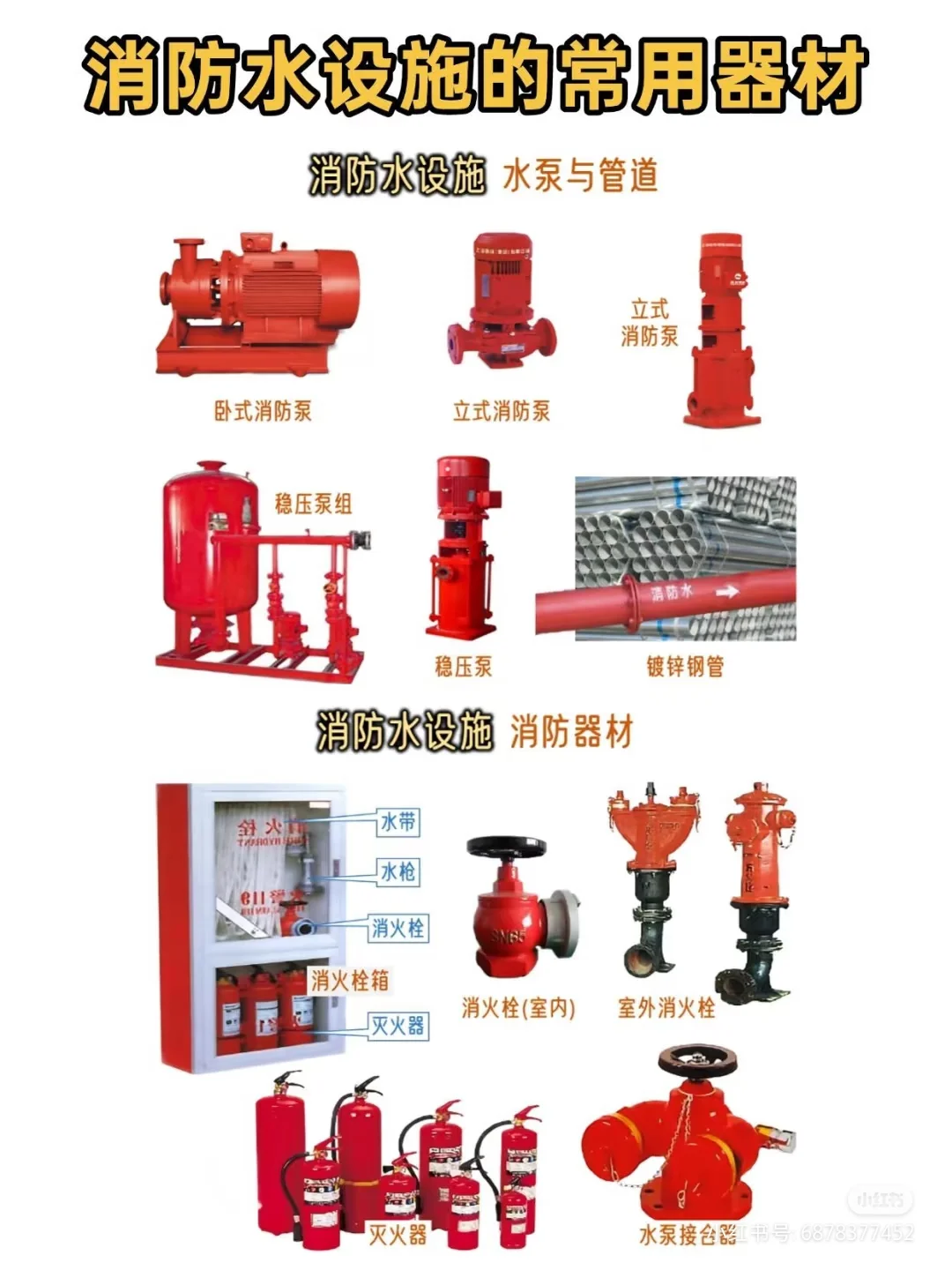 消防水设施的常用器材