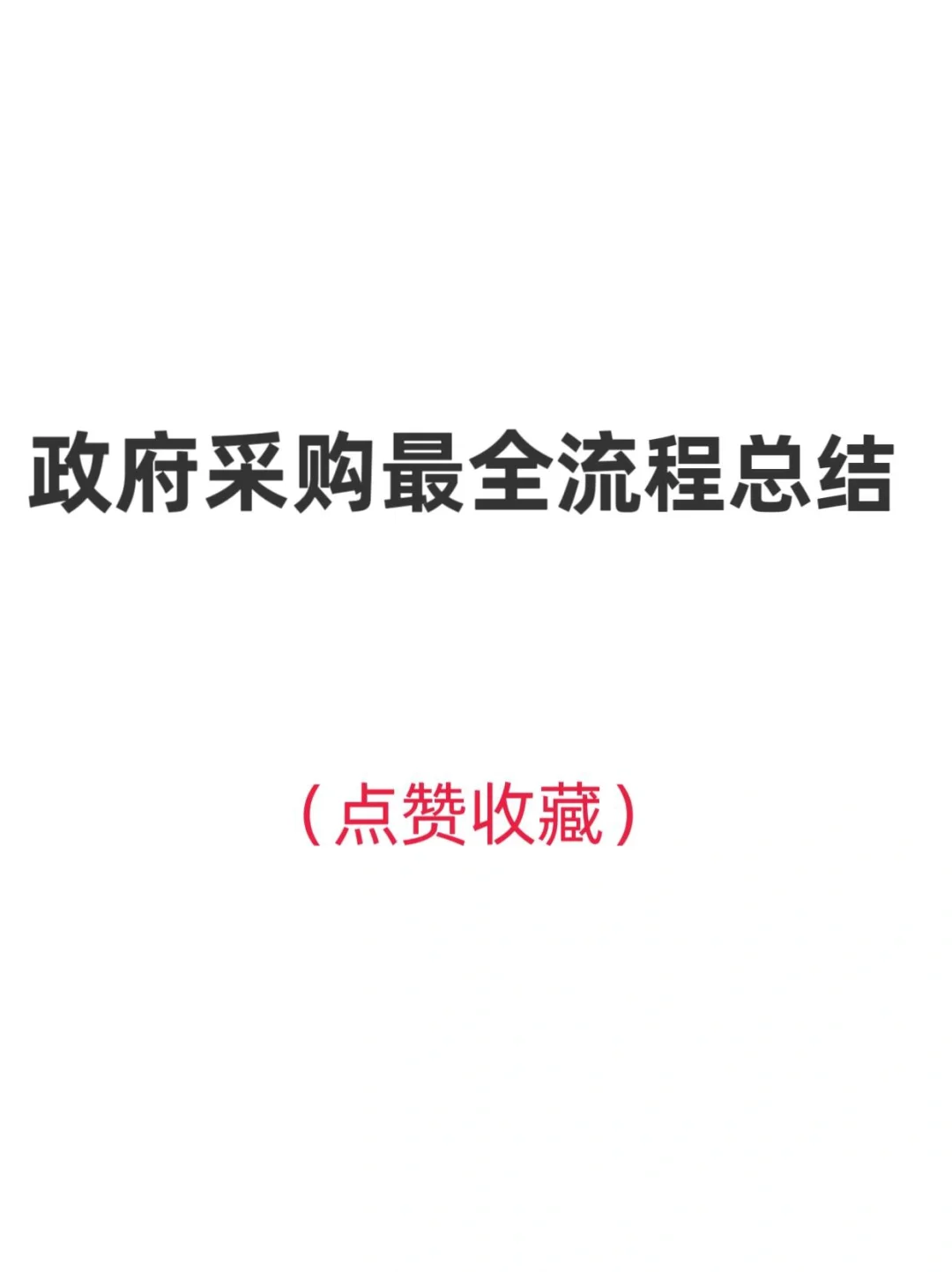 政府采购七种采购方式的区别！最新整理