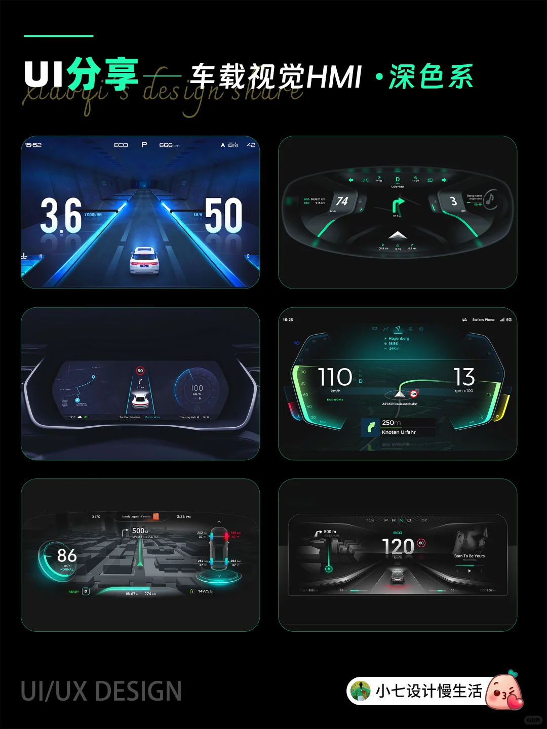 新能源HMI仪表盘 UI 界面 设计干货?