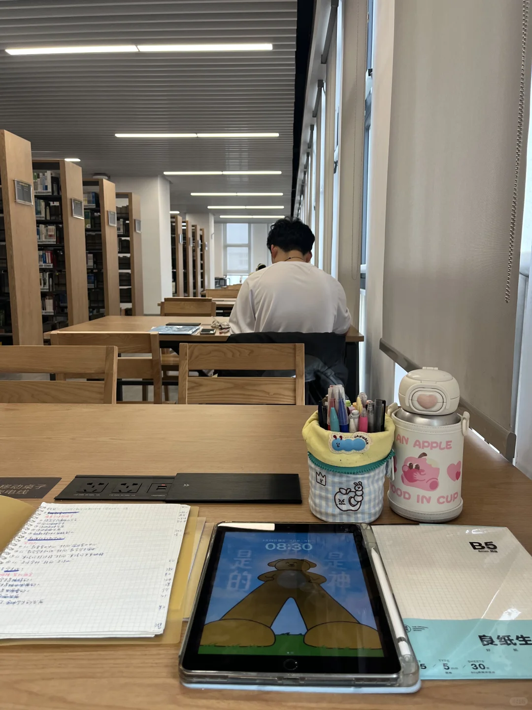 周五 无课 挑战图书馆怒学一整天