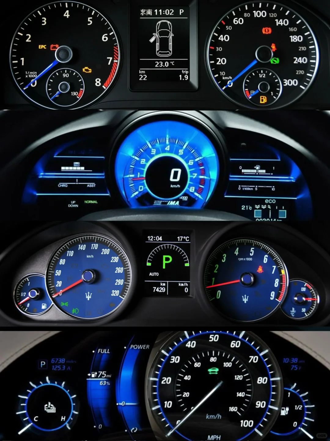 周末了，看看机械仪表洗洗眼睛吧?蓝色专辑