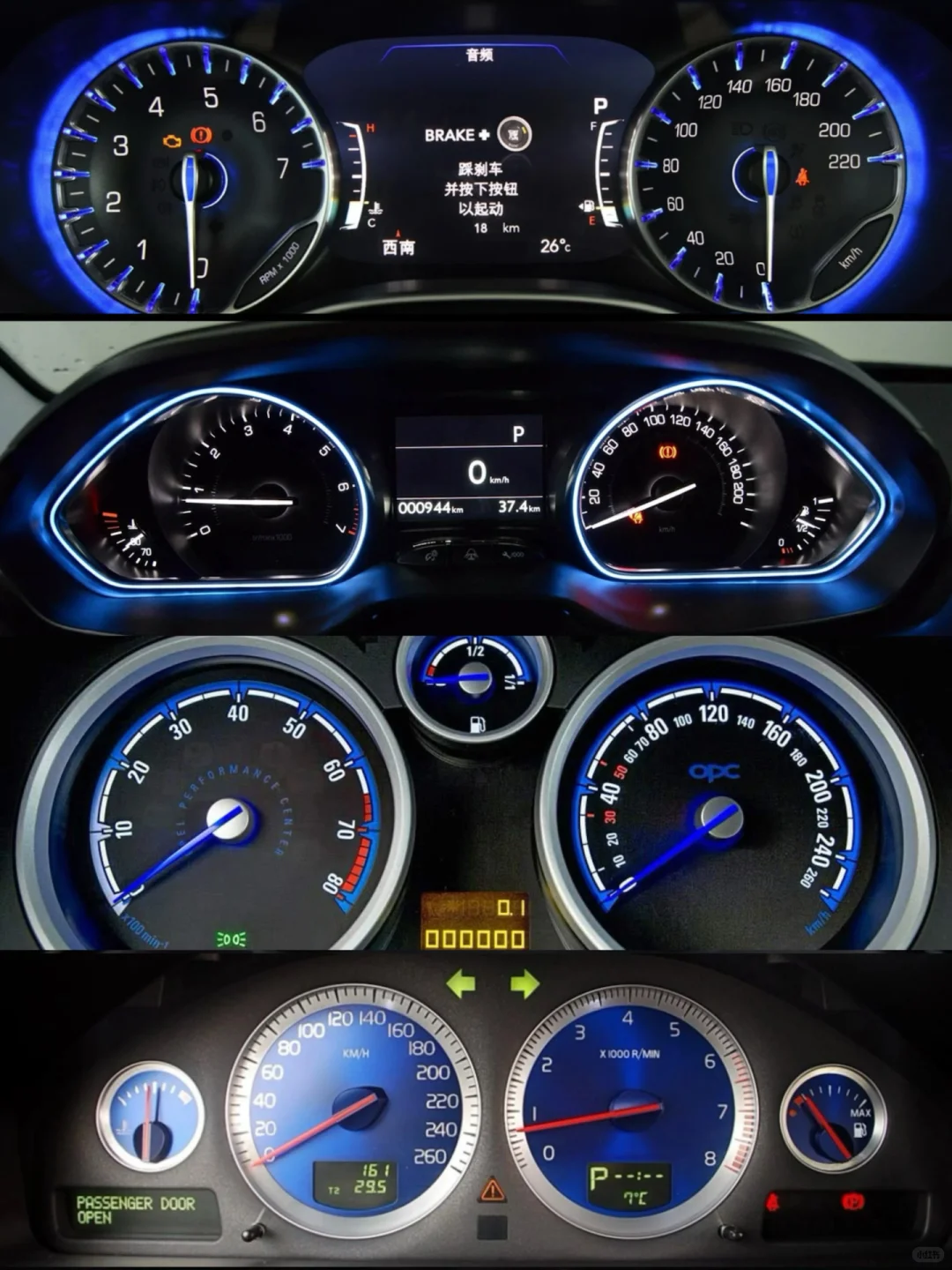 周末了，看看机械仪表洗洗眼睛吧?蓝色专辑