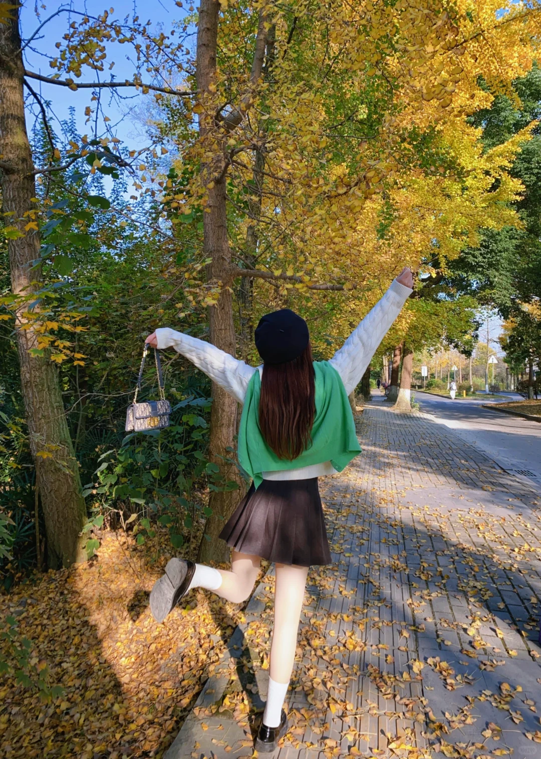 要陪我一起踩落叶吗?