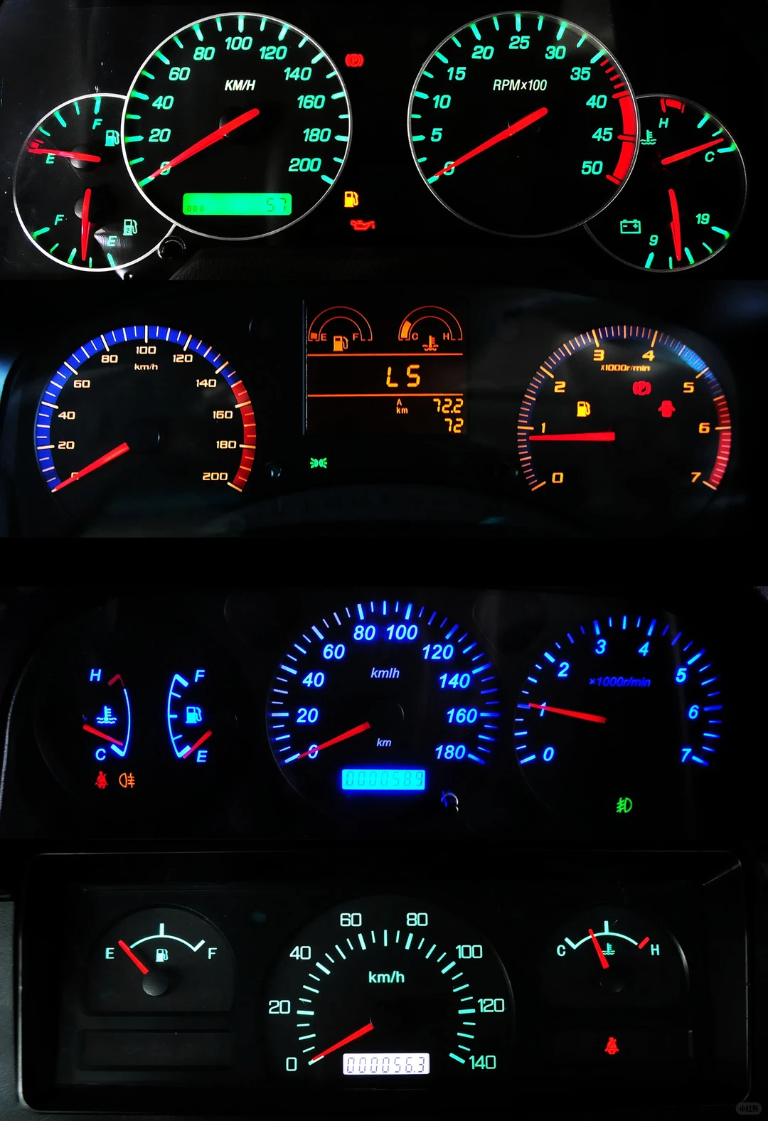 老国产的机械仪表盘——北汽篇