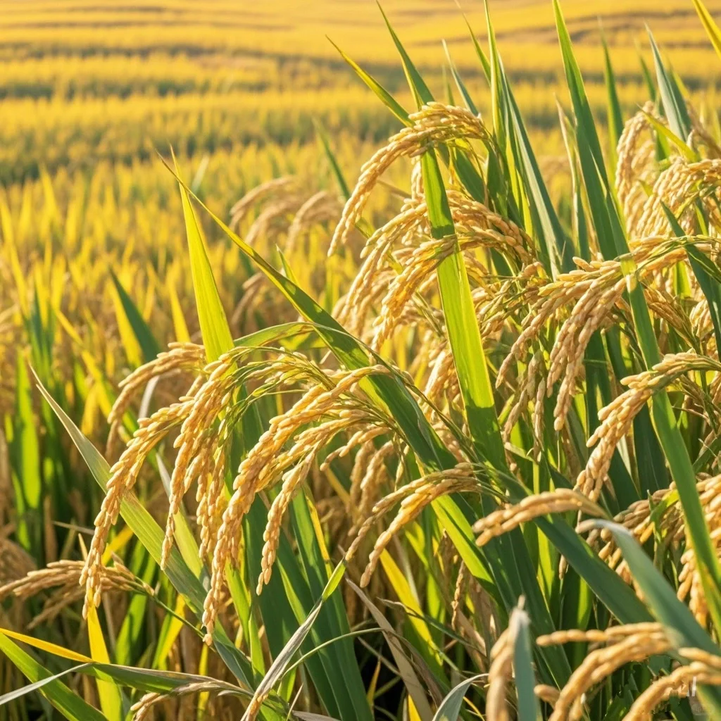 第三代太空水稻即将收获