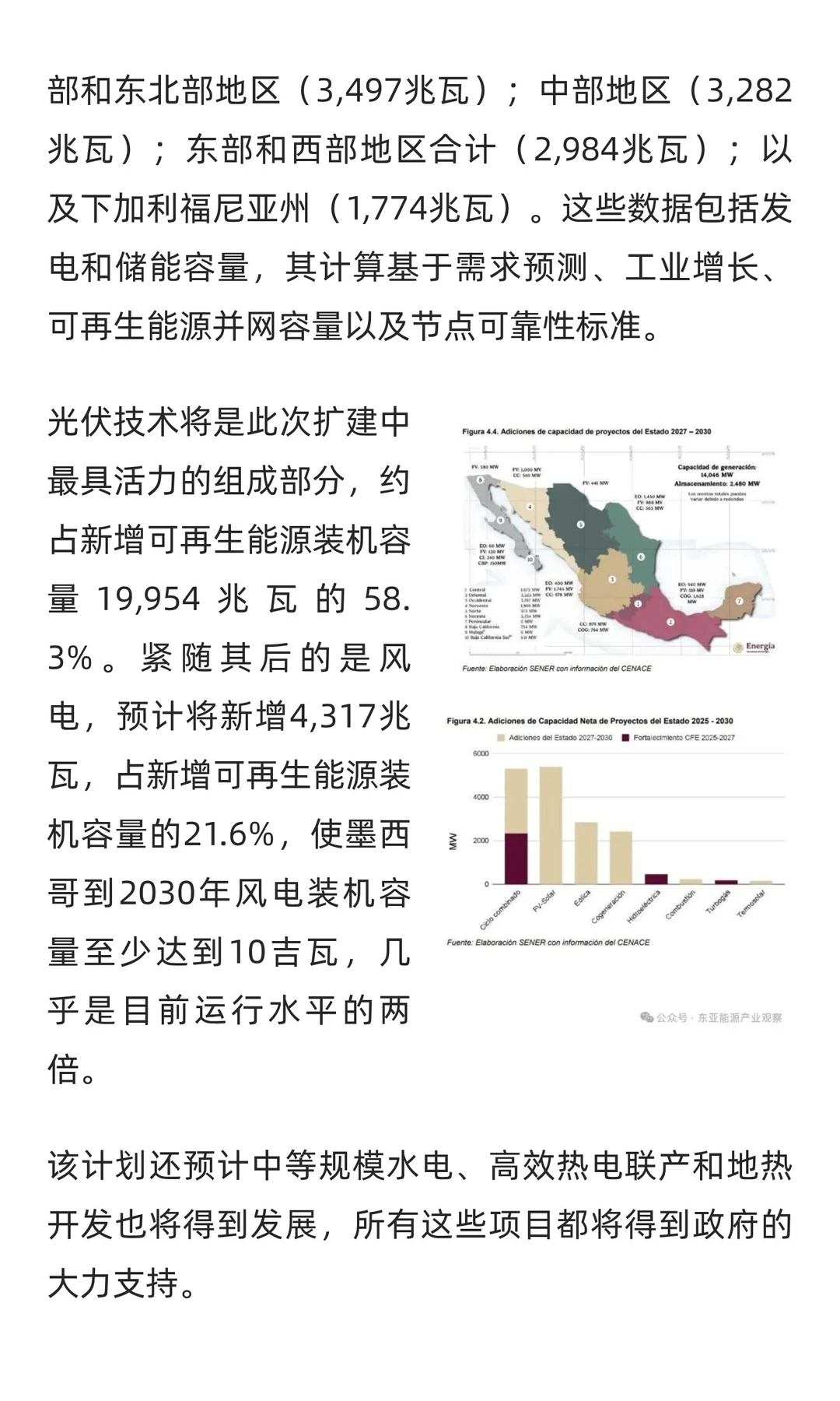 墨西哥: 2030年前新增25GW可再生能源+储能