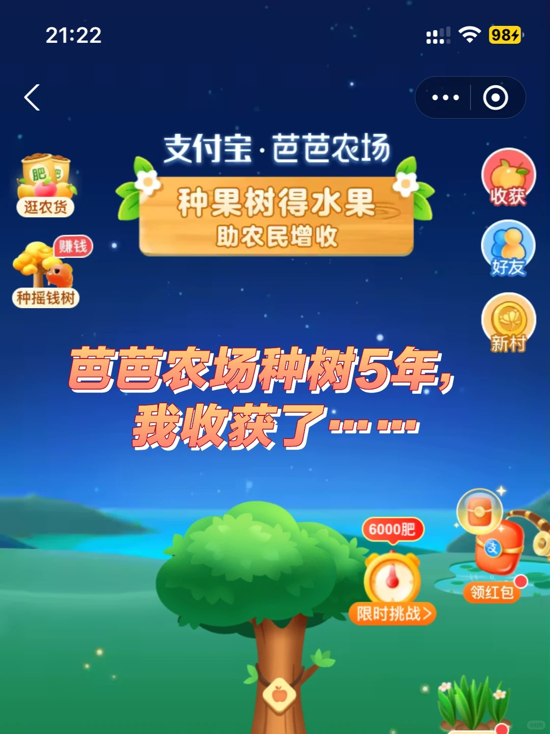 芭芭农场种树5年,我收获了什么?