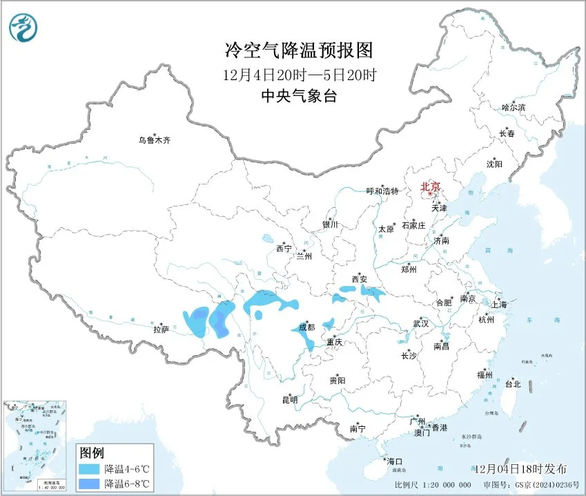 冷空气将影响我国北方地区!