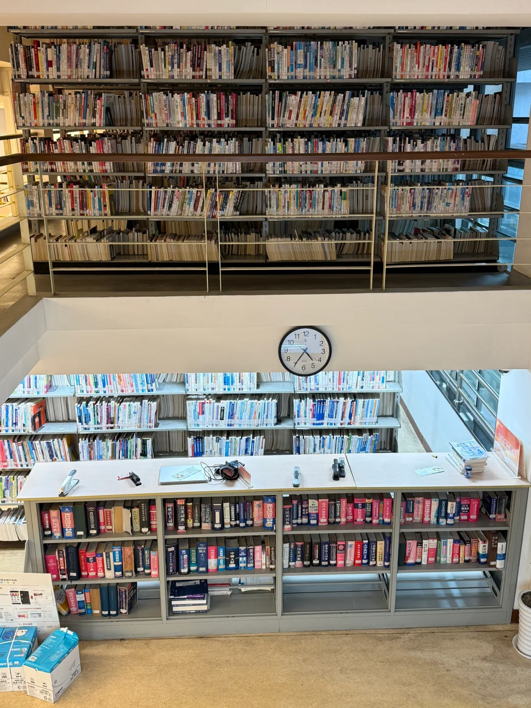 临近暑假的复旦大学文科图书馆