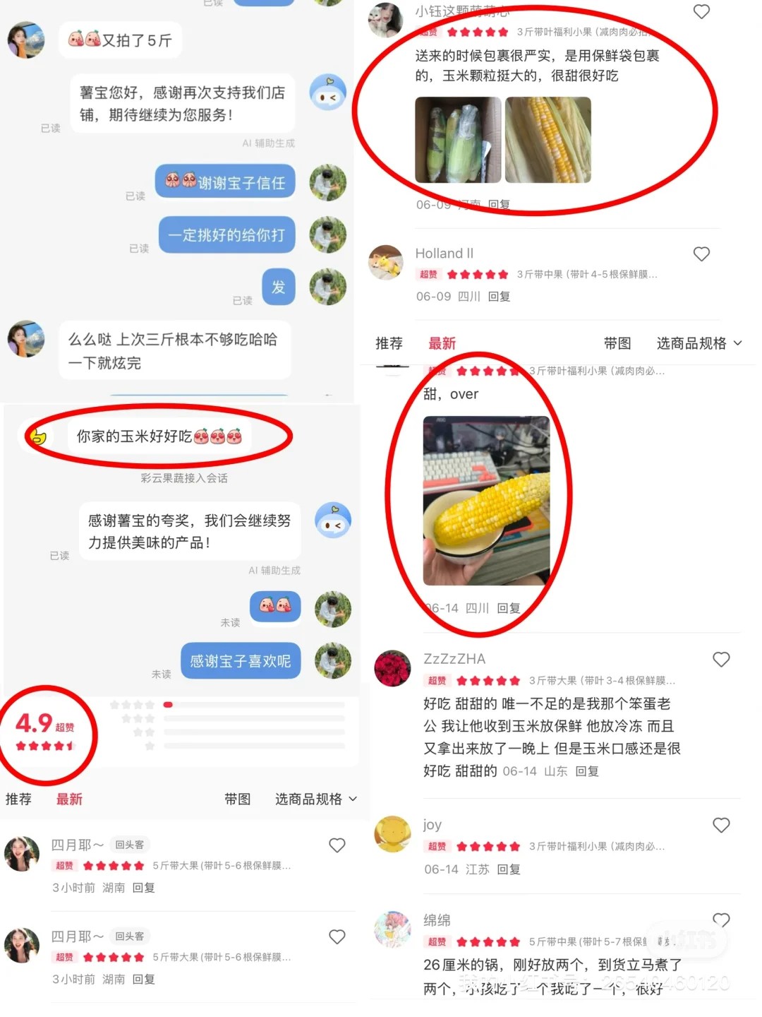 原产地现摘现发?的水果玉米?五斤才13.9?