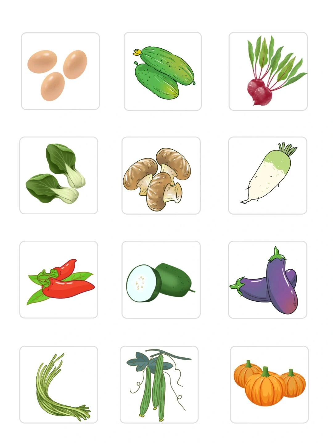 认识蔬菜?水果?