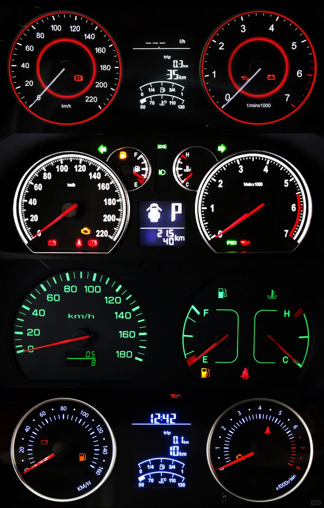 老国产的机械仪表盘——华晨篇