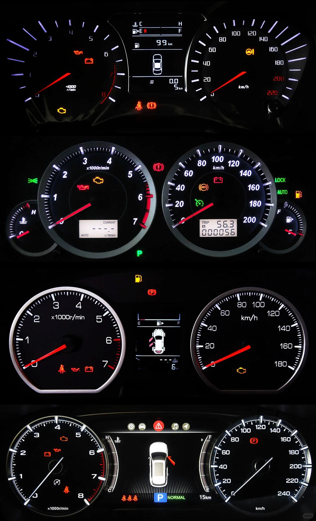 老国产的机械仪表盘——广汽篇