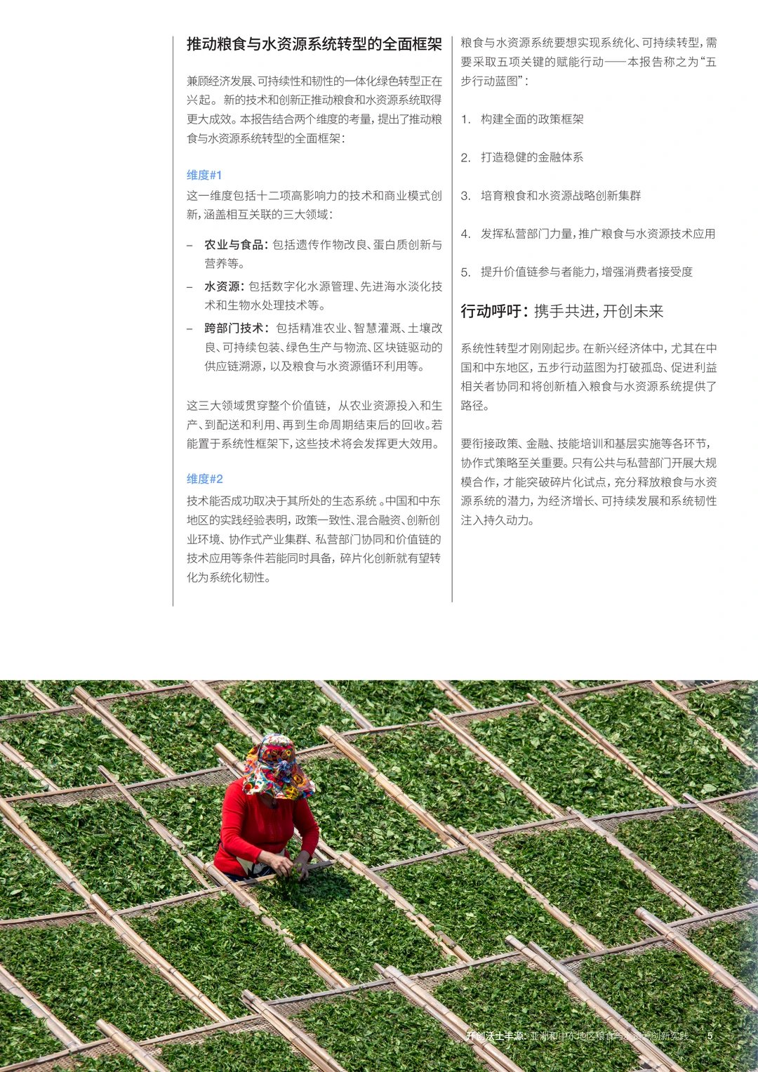 亚洲和中东地区粮食与水资源创新实践白皮书