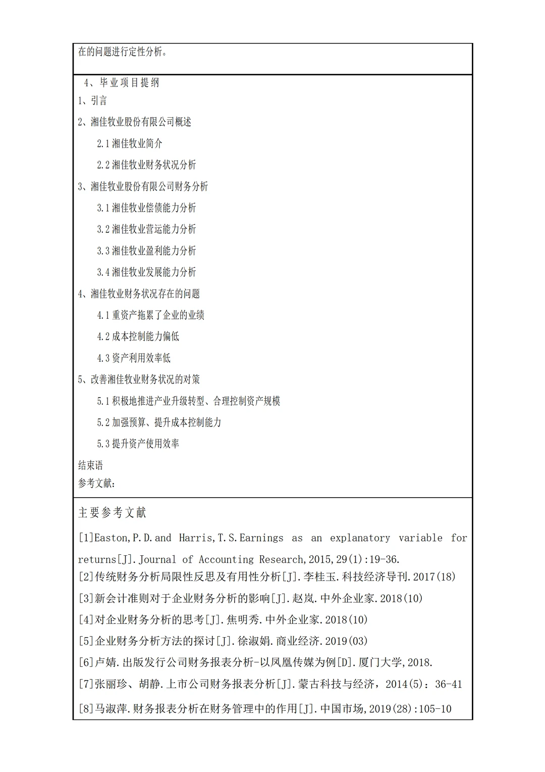 财务管理的开题，写成这样就可以交啦！