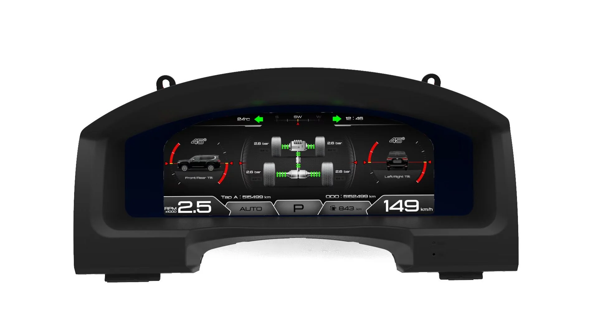 全系液晶仪表盘