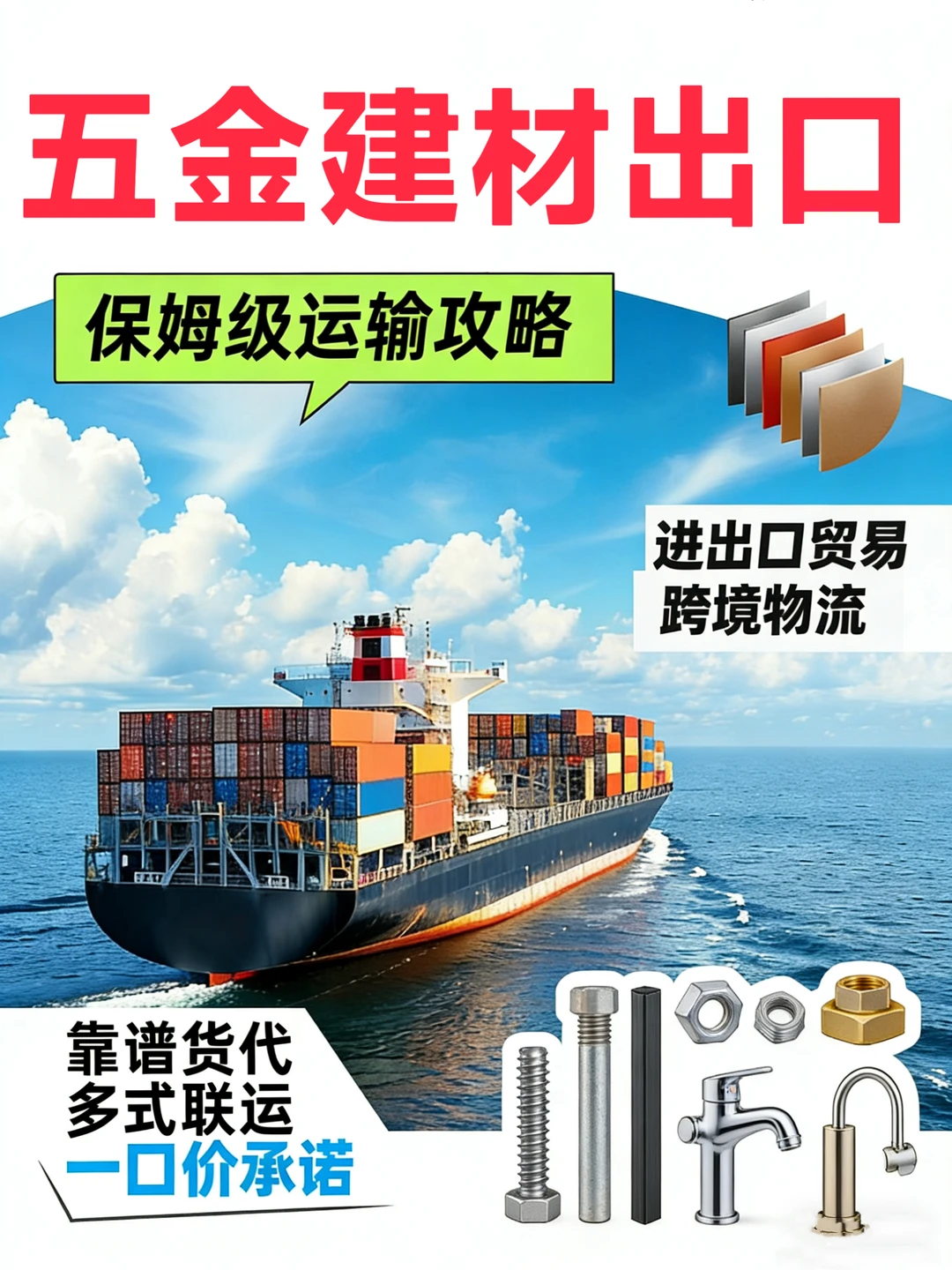 五金建材出口泰国物流专线❗后悔没早看见
