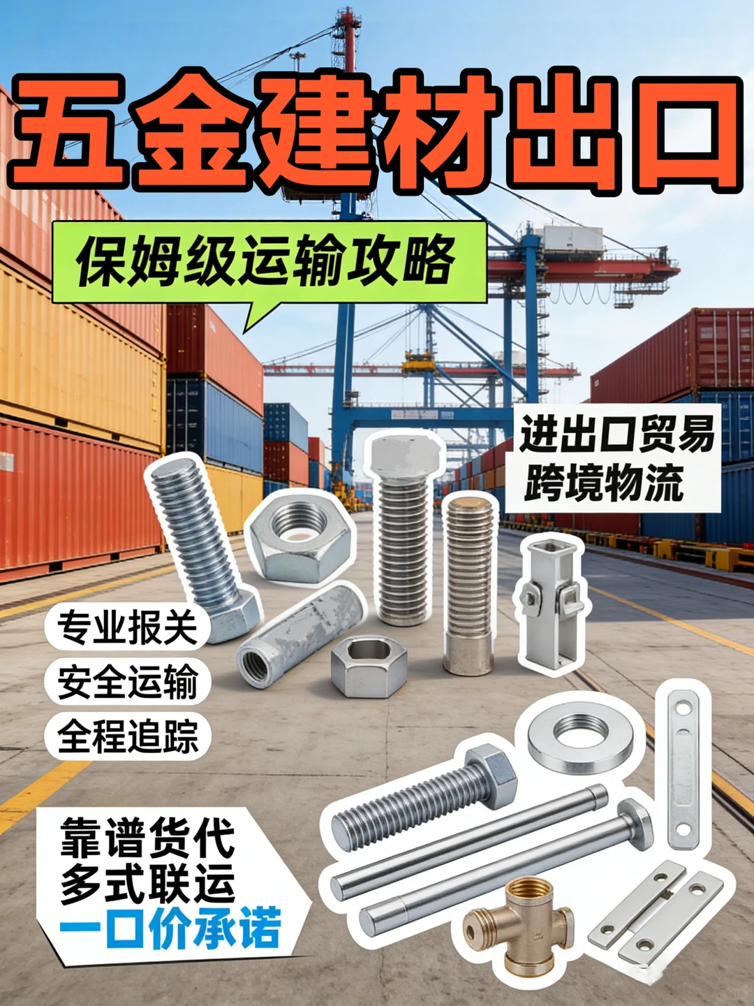 五金建材出口泰国物流专线❗后悔没早看见?