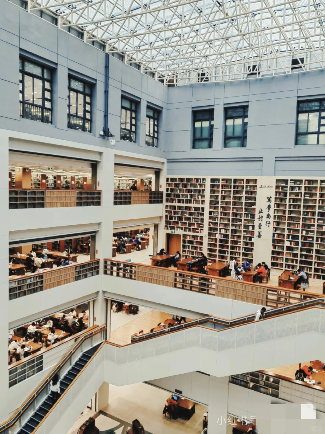 江南大学图书馆是真的美啊！