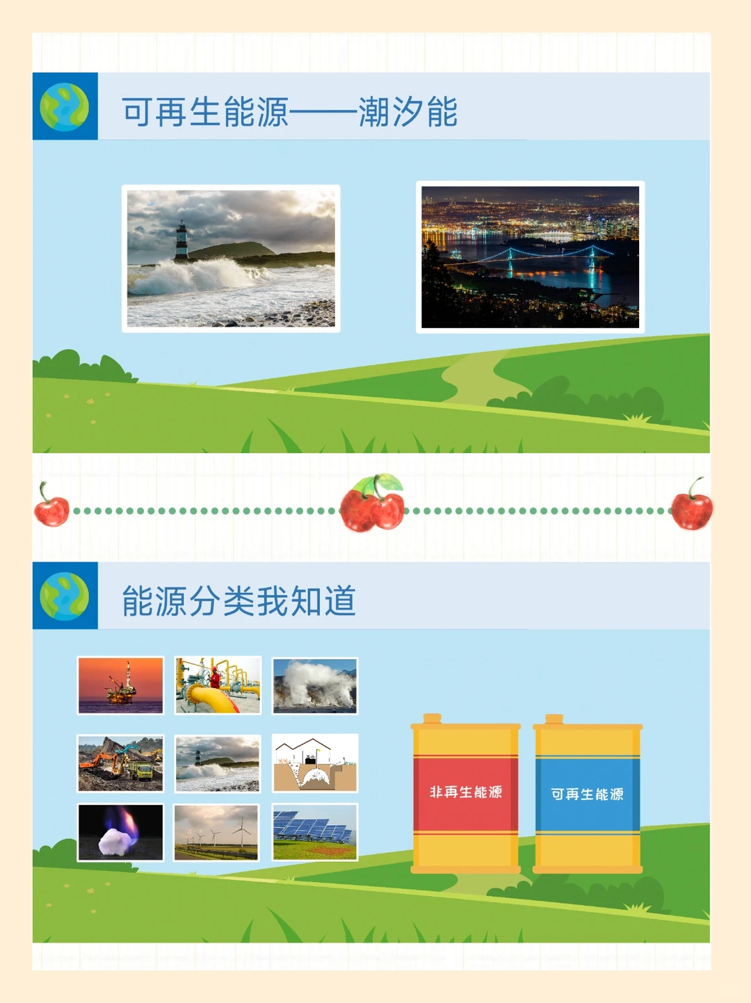 幼儿园社会领域《地球的能源》