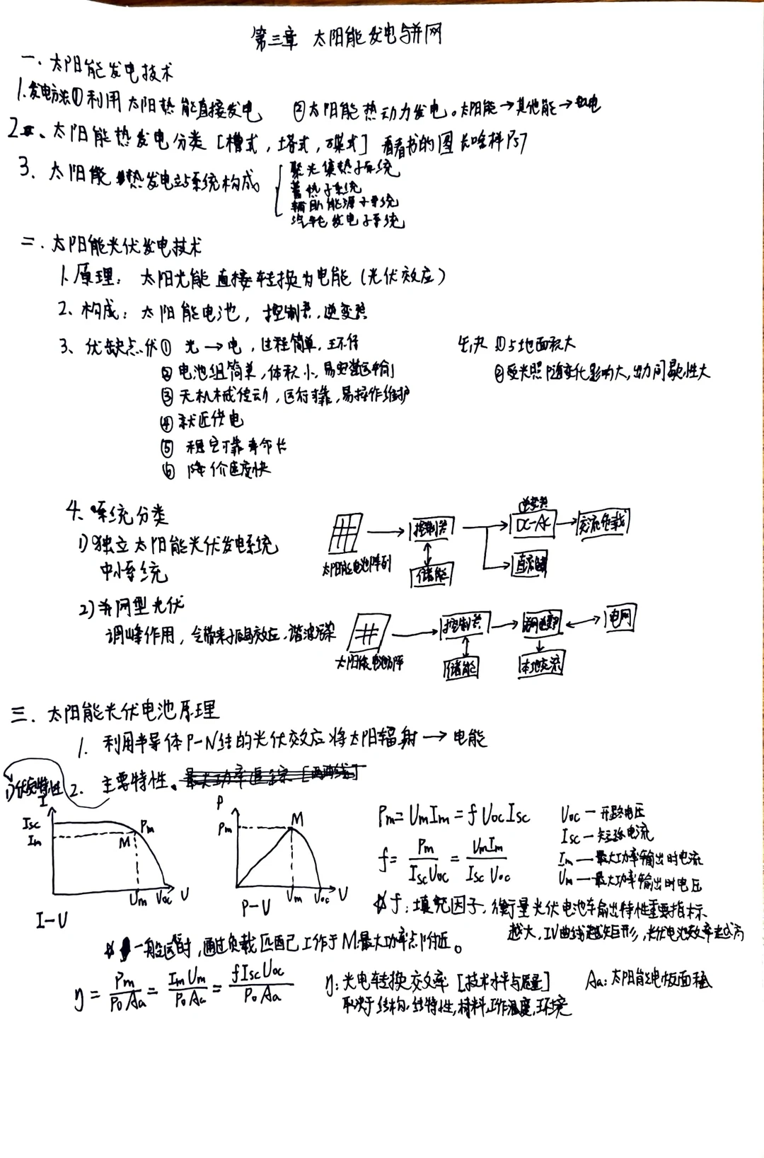 新能源发电与并网笔记