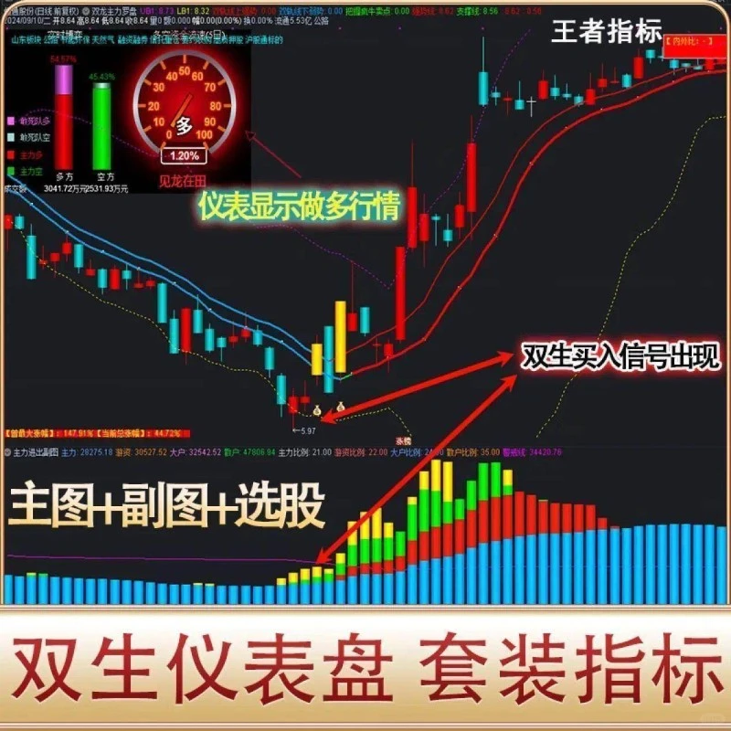 ?炒股必备！双生仪表盘套装