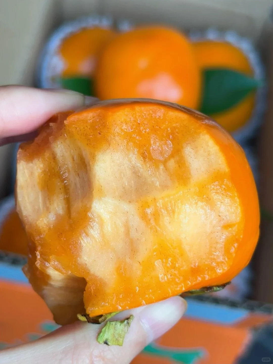 秋冬坠完美的水果，碧须给脆柿门排面