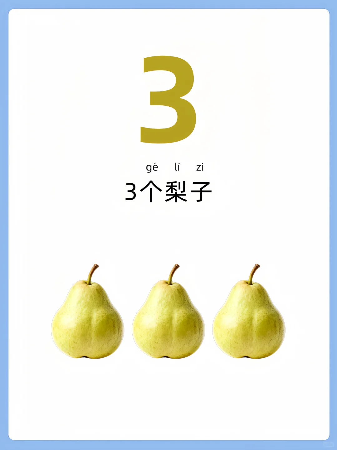 儿童早教启蒙识图-数字与水果数量概念