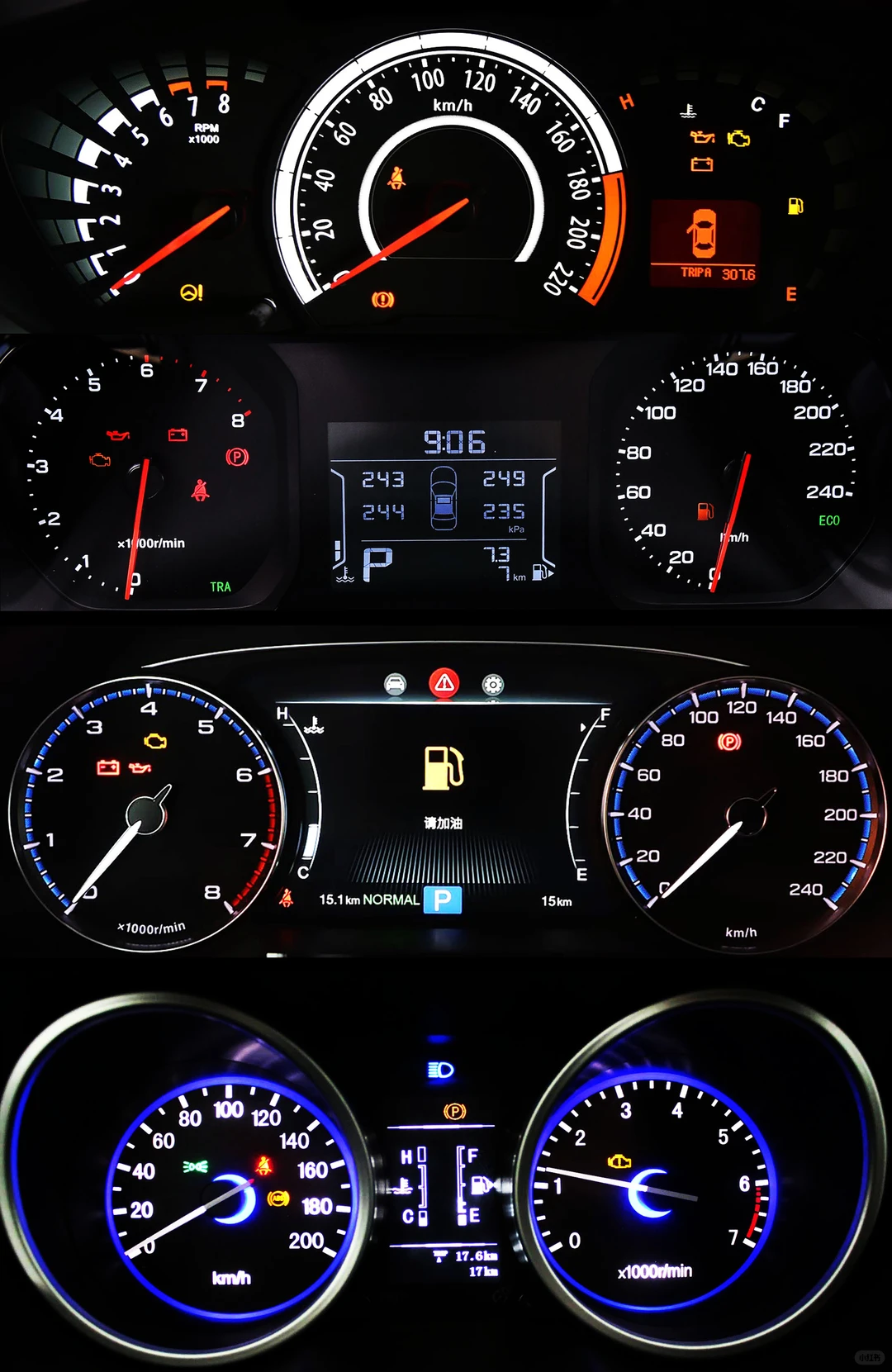 老国产的机械仪表盘——广汽篇