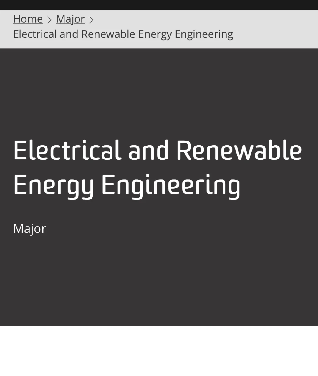 电气与再生能源