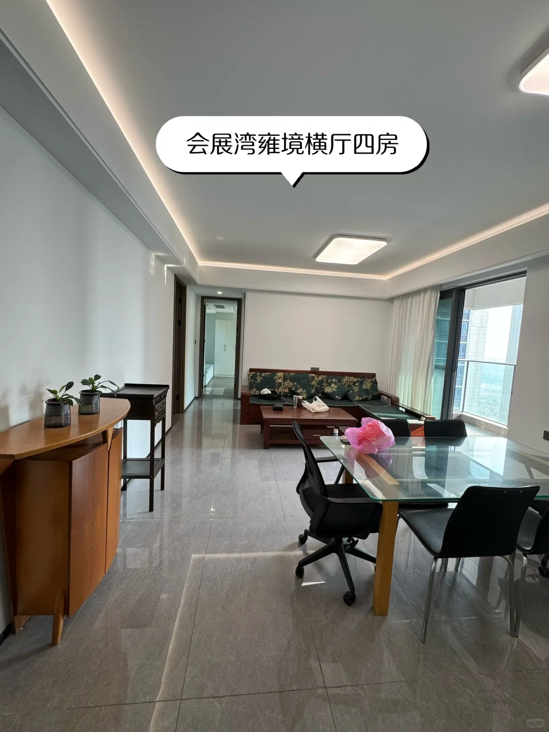 会展湾雍境横厅四房✅这家具谁能hot的住??