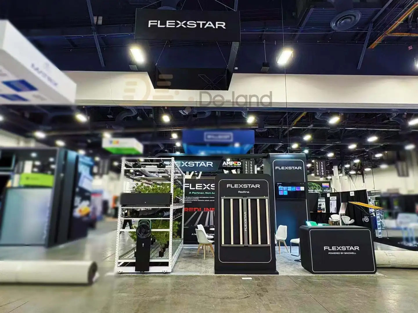 美国大麻展搭建交付～炫酷的电子烟展台